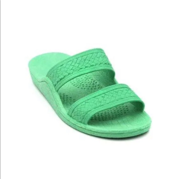 Pali Hawaii Genuine Original Adult Jesus Jandal Sandal (Green) - NWT!! - Picture 1 of 13